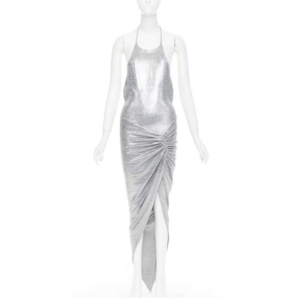 Alexandre Vauthier Halter Backless Dress